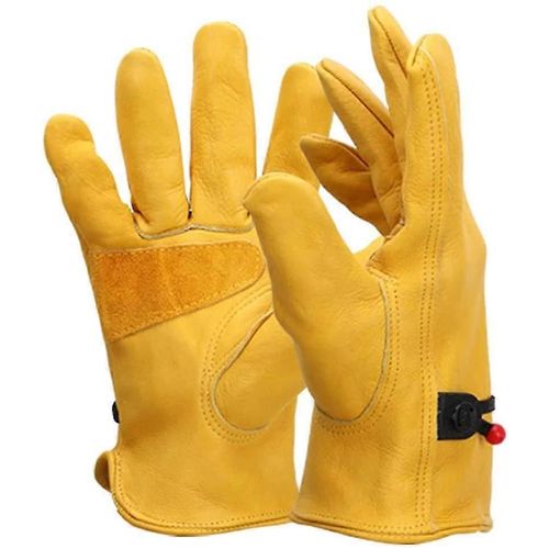 Gants De Soudeur Gants De Travail Résistant À La Chaleur Brûleurs De Four De Jardinage Accessoires Gants Avec Double Couble Design Court Pour Homme Femmes Bbq L 1pair