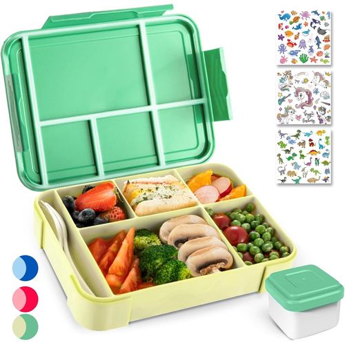 Ershi-Lunch Box, Bento Lunch Box Enfant, 1330ml Anti-Fuite Lunchbox Avec Couverts, Lunch Box Adulte, Adaptée Aux Écoles, Jardins D[247]