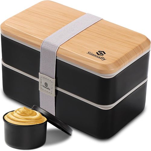 Ershi-Bento Lunch Box Adulte,1400ml Boite À Bento,Boîte À Lunch,Boîte À Déjeuner,Boite Bento Pour Salades,Collations,Boite Repas C[8]