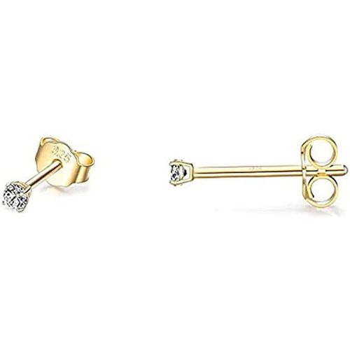 Ershi-Boucles D'oreilles Femme Argent Avec Zircone Cubique, Clous D'oreilles Cristaux De Swarovski Elements Ronds Pour Femme Fille[779]