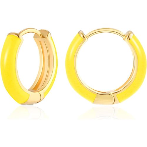 Ershi-Mesovor Boucles D'oreilles De Cerceau En Or Pour Femmes, Boucles D'oreilles Légères Plaquées En Or 18k | Boucles D'oreilles [442]