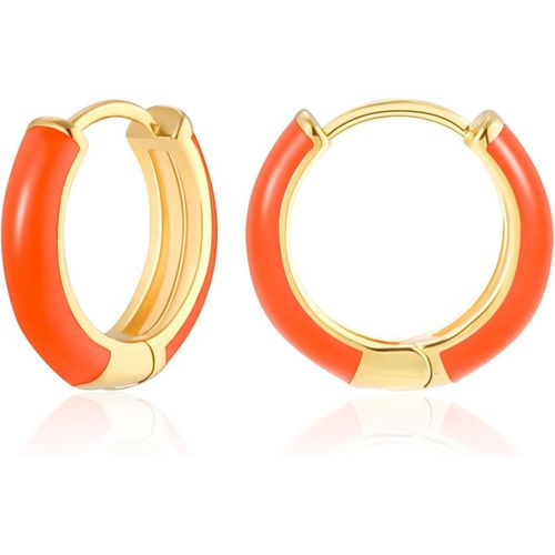 Ershi-Mesovor Boucles D'oreilles De Cerceau En Or Pour Femmes, Boucles D'oreilles Légères Plaquées En Or 18k | Boucles D'oreilles [439]