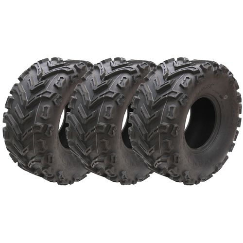 22x10.00-9 ATV Quad Tyres 6ply Wanda P3128 Road Legal Rears 255/65-9 (Set of 3)