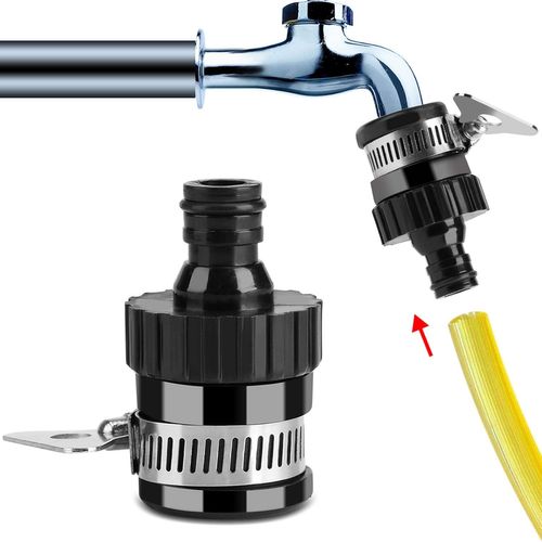 KALANKA-Adaptateur Robinet Tuyau Arrosage, Adaptateur Universel Connecteurs Rapide, Sans Filetage, pour Cuisine, Salle de Bain, WC, Jardin