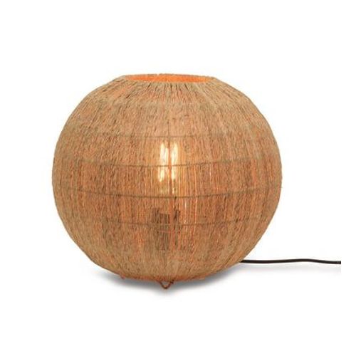 Lampe De Table Bambou Jute D32cm