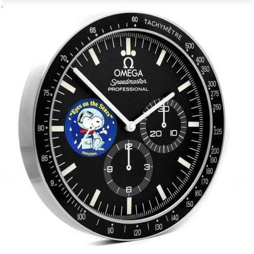 Horloge Murale Omega Speedmaster - Snoopy Award Edition