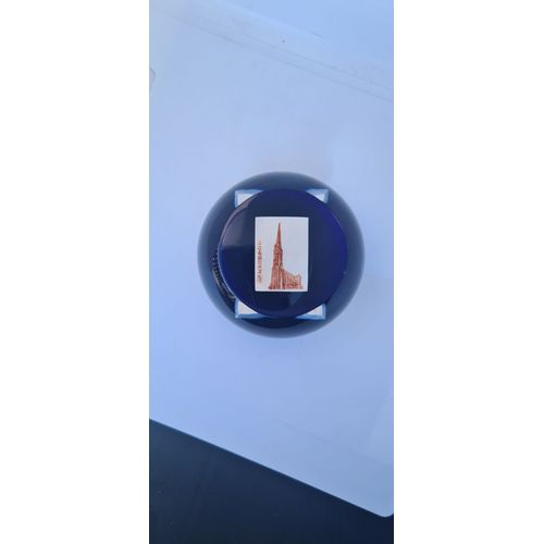 Objet Rare – Presse-Papier En Cristal (Édition Limitée) Avec Inclusion De L’Église De Montbronn