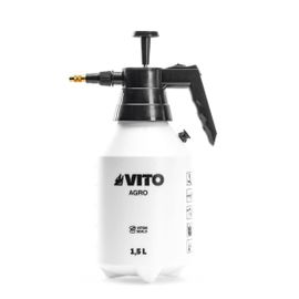 Pulverisateur à main 1.5L special Produits Agressifs Jardin - Pulverisateur à Pression + 4 Buses Interchangeables VITO