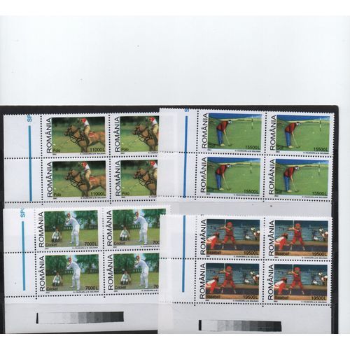 Roumanie Timbres Sports 2002