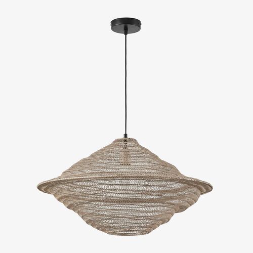 Plafonnier En Fer Zulma Ø65 Cm Beige Crème