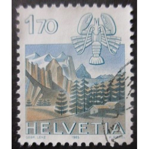 Suisse N°1171 Cancer Oblitéré