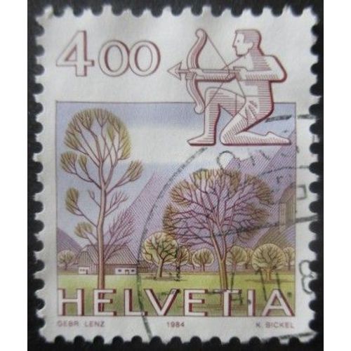 Suisse N°1194 Sagittaire Oblitéré