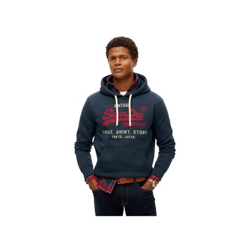 Sweat Superdry Vl Heritage Homme Bleu