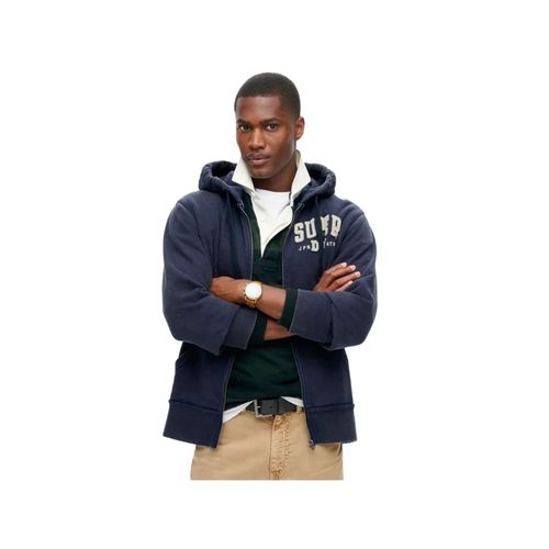 Sweat Superdry Vintage Athletic Homme Bleu