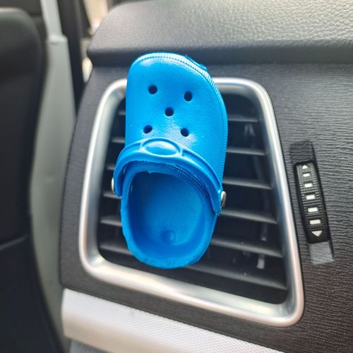 Parfum De Voiture En Forme De Chaussure, Bleu, Magnifique, Aromath¿¿Rapie, Sortie D'air, Pantoufles, Trou, Parfum De Voiture, Chaussures, Rehausseur De Parfum, Clip De Parfum D'int¿¿Rieur De Voiture