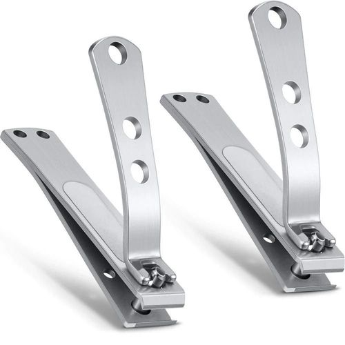 Coupe-Ongles ¿¿ Bord Droit, Lot De 2, Coupe-Ongles, Grand Coupe-Ongles ¿¿ Large Machoire Pour Ongles ¿¿Pais, Coupe-Ongles Pour Hommes