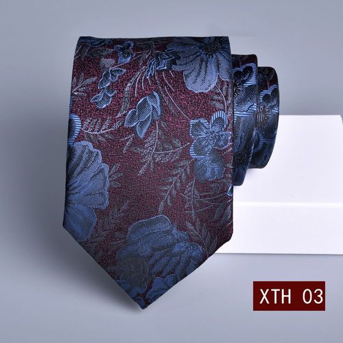 Ensemble Cravate Et Pochette En Soie Pour Homme, Id¿¿Al Pour Mariage Ou Affaires (Mod¿¿Le Xth03)
