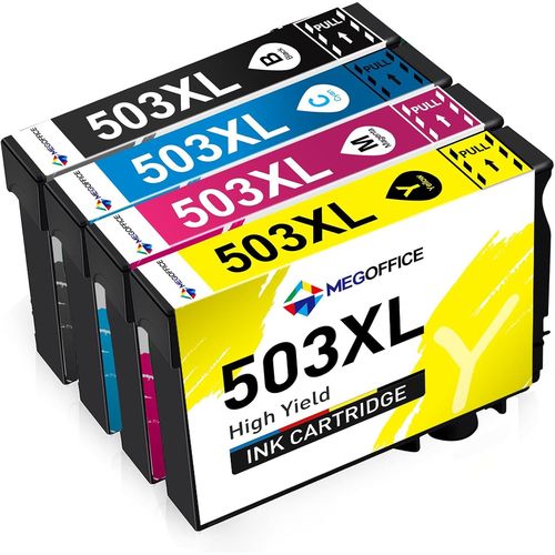 503xl Cartouches D'encre Compatibles Pour Epson 503 Xl Pour Expression Home Xp-5200 Xp-5205 Workforce Wf-2960dwf Wf-2965dwf(4 Pack)