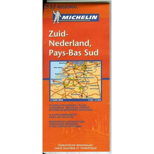 Zuid-Nederland, Pays-Bas Sud - 1/200 000