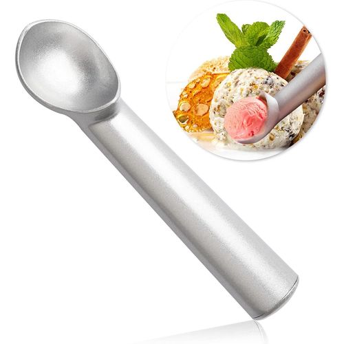 Cuillère À Glace, Cuillère À Glace En Aluminium De 18 Cm De Long, Cuillère Antiadhésive Et Antigel, Cuillère À Ballet Pour Melon, Cuillère À Aliments Et À Fruits De Cuisine, Purée De Pommes De Terre