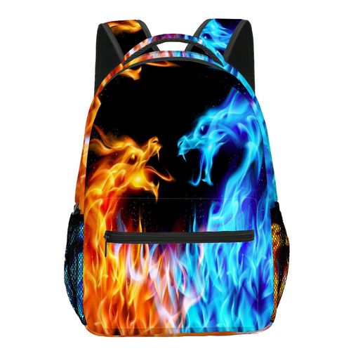 Sac à dos cheval blanc pour étudiants, garçons et filles