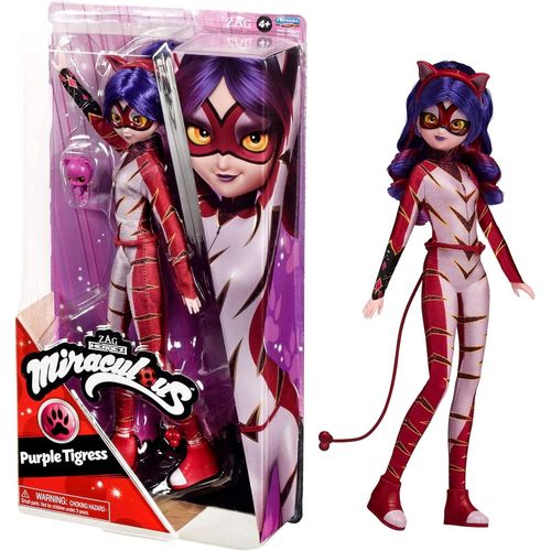 Miraculous Ladybug And Cat Noir 26cm Purple Tigress Fashion Doll