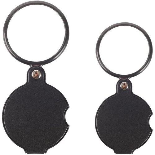 Lot de 2 mini loupes de lecture 10x, loupes de poche pliables avec étui en cuir, loupes 60 mm/70 mm, pour pièces de monnaie, timbres et voyages