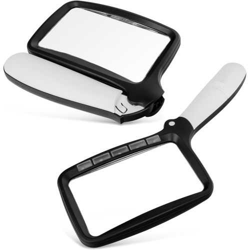 Loupe Pliable Avec Éclairage, Loupe Portative 3x, Loupe Éclairée Par Led Pour La Lecture, La Soudure, L'inspection, La Bijouterie, Etc. (Poignée Pliable)