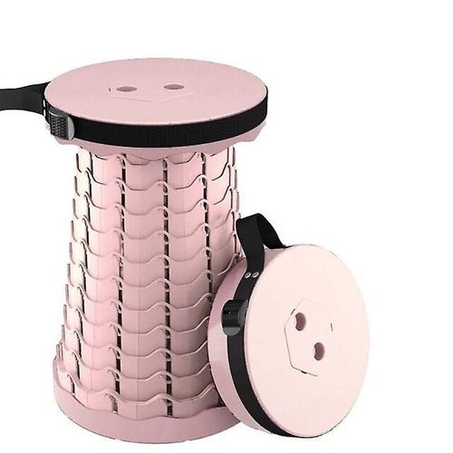 Tabouret De Camping Portable, Tabouret Télescopique En Plastique, Chaise Pliable D'extérieur, Capacité De Charge Jusqu'à 100 Kg