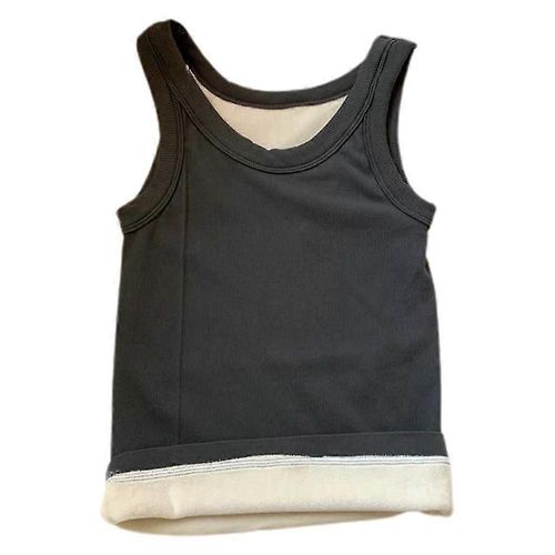 Sous-Vêtements Thermiques Doublés Pour Femmes, Débardeurs, Sous-Vêtements Chauds