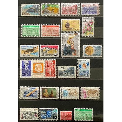 Lot De 48 Timbres Neufs* Andorre Français 1990 À 1999