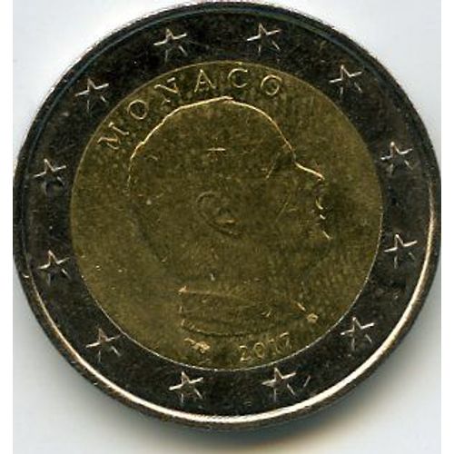 Monaco 2 Euros 2017 Prince Albert