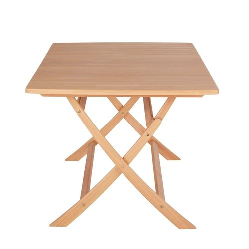 Table De Jardin Pliante En Bois D'eucalyptus 4/6 Personnes L150