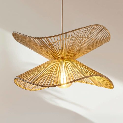 Suspension En Papier Beige