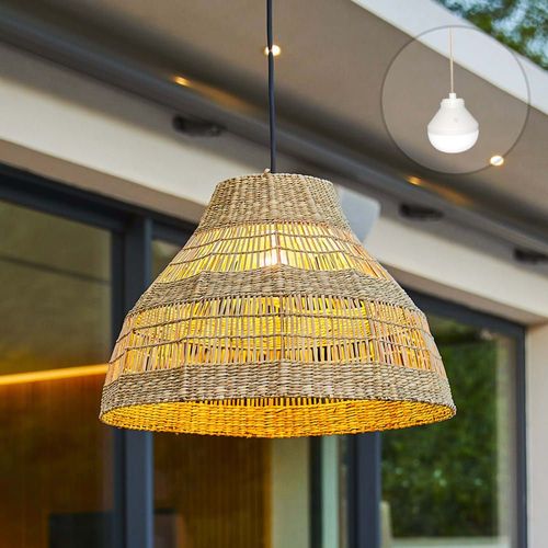 Suspension Nomade Herbe Marine Bois H34cm