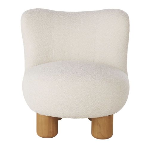 Fauteuil Bouclettes Écrues