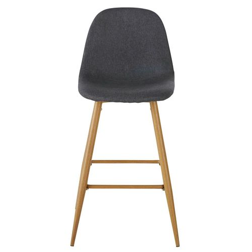 Chaise Style Scandinave Gris Anthracite H66