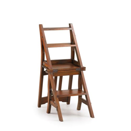 Chaise Escalier En Bois Marron