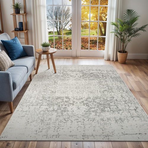 Tapis Vintage Oriental Gris/Blanc 120x170