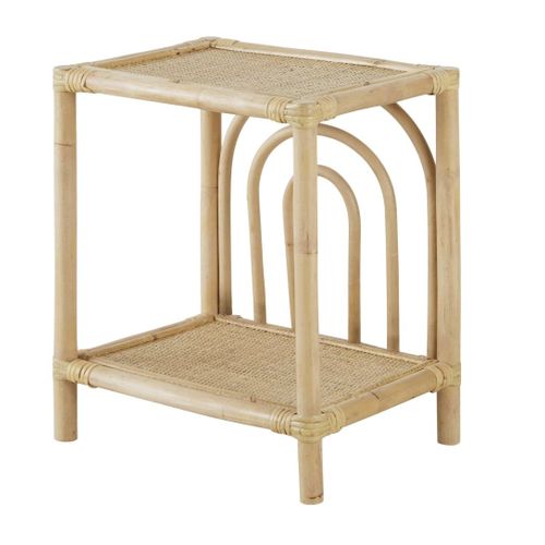 Table De Chevet En Rotin