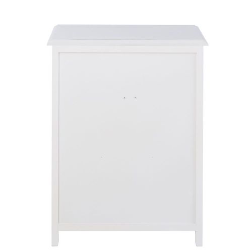 Table De Chevet 1 Tiroir Blanche