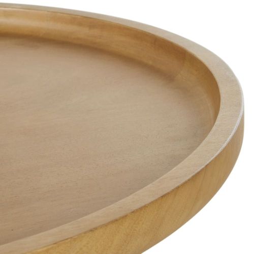 Table Basse Ronde En Bois De Manguier Massif D80