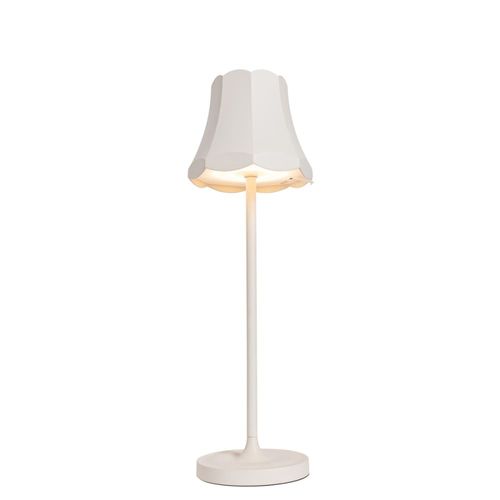 Lampe De Table Rétro Blanche Rechargeable Ip44