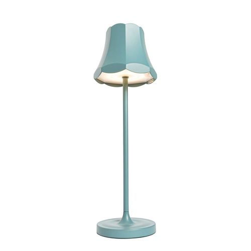 Lampe De Table Rétro Bleue Rechargeable Ip44