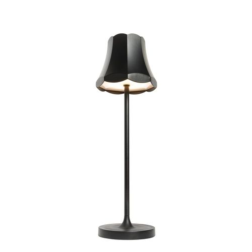 Lampe De Table Rétro Noire Rechargeable Ip44