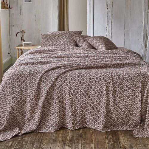 Housse De Coussin En Coton Tissé Orange 40x60