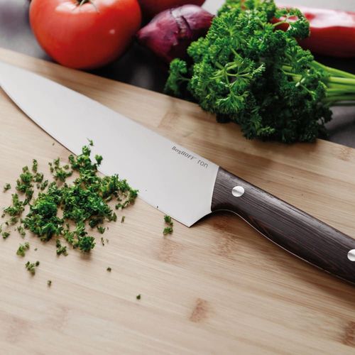 Couteau De Chef Lame De 20 Cm Manche Bois