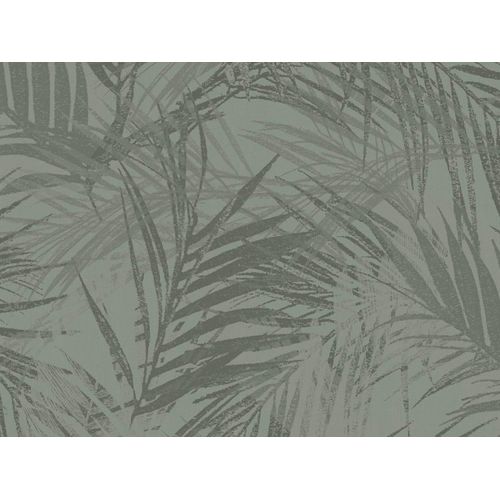 Papier peint intissé feuilles d'été vert 1005x52cm