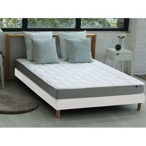 Pack matelas sommier oreiller couette 140x190