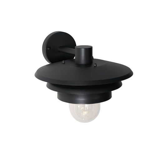 Applique Murale Design Extérieure Noire Ip44